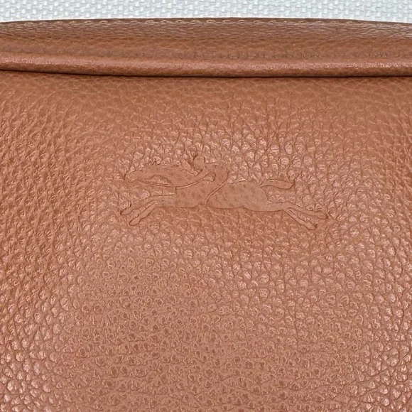 Longchamp le foulonne S camera bag caramel leather crossbody purse 20043021F72 - Picture 3 of 9